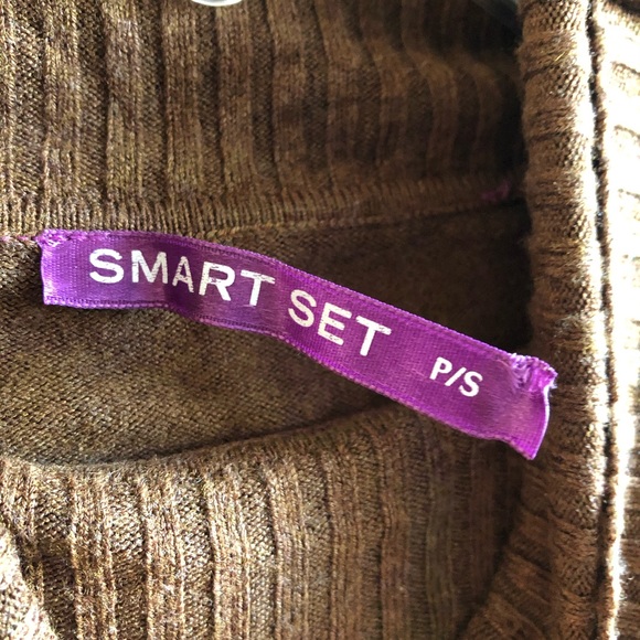 Smart Set Turtle Neck Long Sleeve Tee Top Blouse knit C - Picture 2 of 6